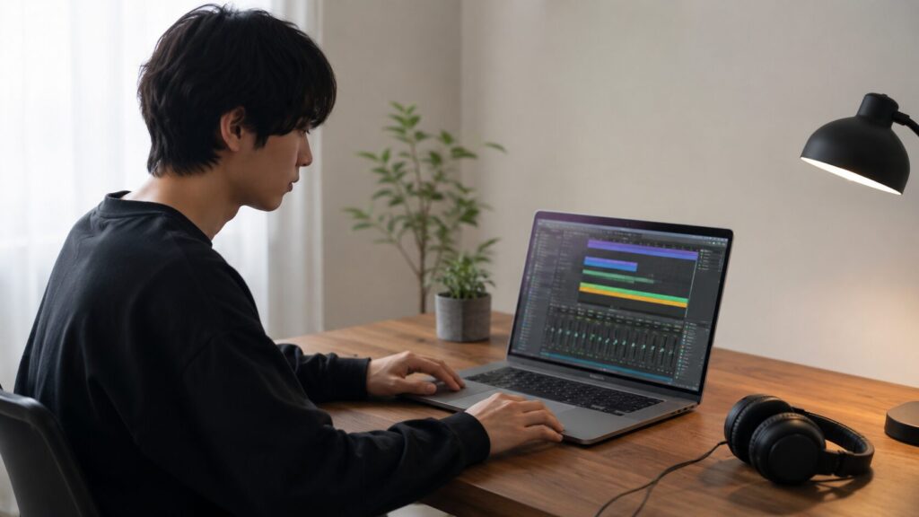 パソコンとヘッドホンだけのシンプルなDTM初心者向け作曲環境